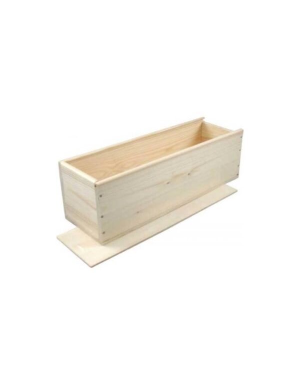 Houten kist Champagne, schuifdeksel